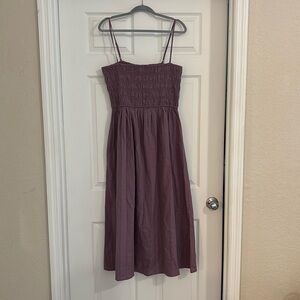 Purple Theo Sleeveless Midi Dress by Madewell